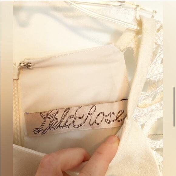 Lela Rose Circle Trim Sheath Dress Kate Middleton Size 6 - Picture 6 of 14